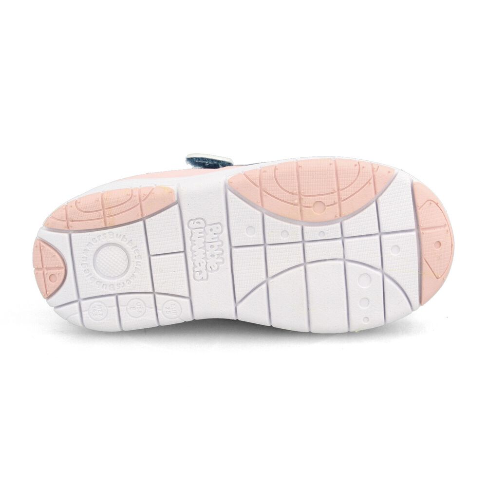 Zapatilla Ni&ntilde;a Bubblegummers Soft Walker Azul - Rosa image number 4.0